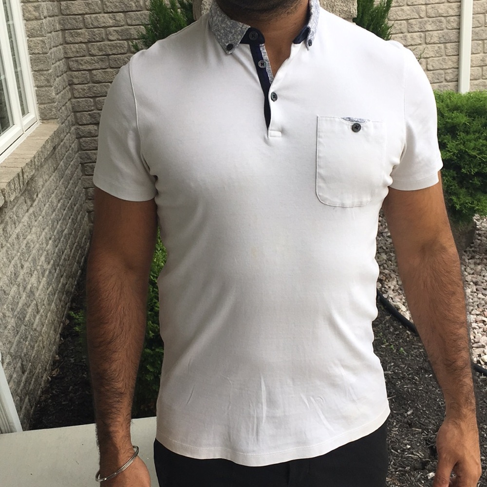 Ted Baker - White Polo